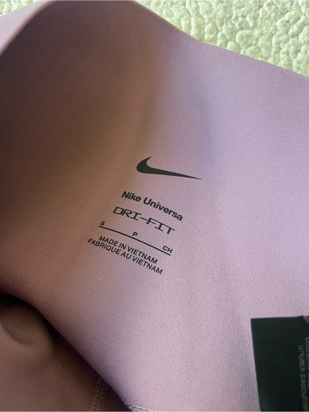 NIKE UNIVERSE DRI FIT PURPLE LEGGINGS SMALL WOMENS